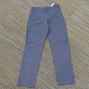 NWT JM Collection Pull-On Rivet Pants Intrepid Blue Size Small